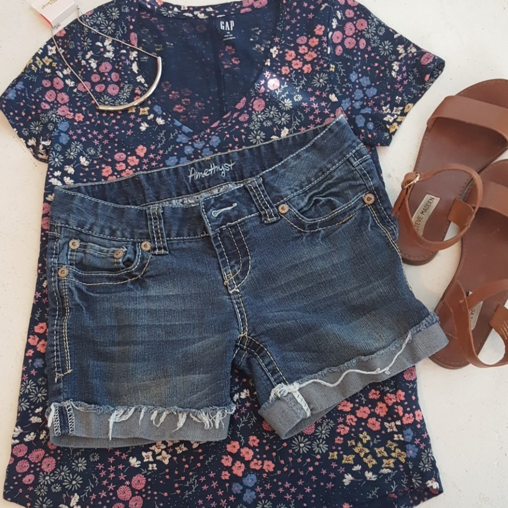 Denim shorts